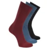 Lot de 3 paires de chaussettes mi-hautes en tissu éponge réfléchissantes pour homme Lot de 3 paires de chaussettes mi-hautes en tissu éponge réfléchissantes pour homme
