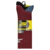 Lot de 3 paires de chaussettes mi-hautes en tissu éponge réfléchissantes pour homme Lot de 3 paires de chaussettes mi-hautes en tissu éponge réfléchissantes pour homme