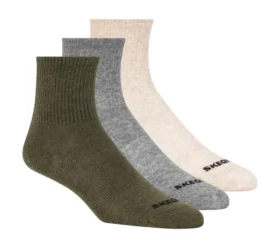Lot de 3 paires de chaussettes mi-mollet en coton pour garçon