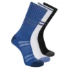 Lot de 3 paires de chaussettes mi-mollet réfléchissantes pour homme Lot de 3 paires de chaussettes mi-mollet réfléchissantes pour homme