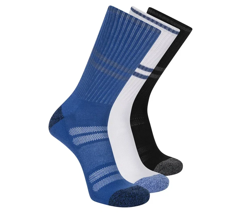 Lot de 3 paires de chaussettes mi-mollet réfléchissantes pour homme Lot de 3 paires de chaussettes mi-mollet réfléchissantes pour homme