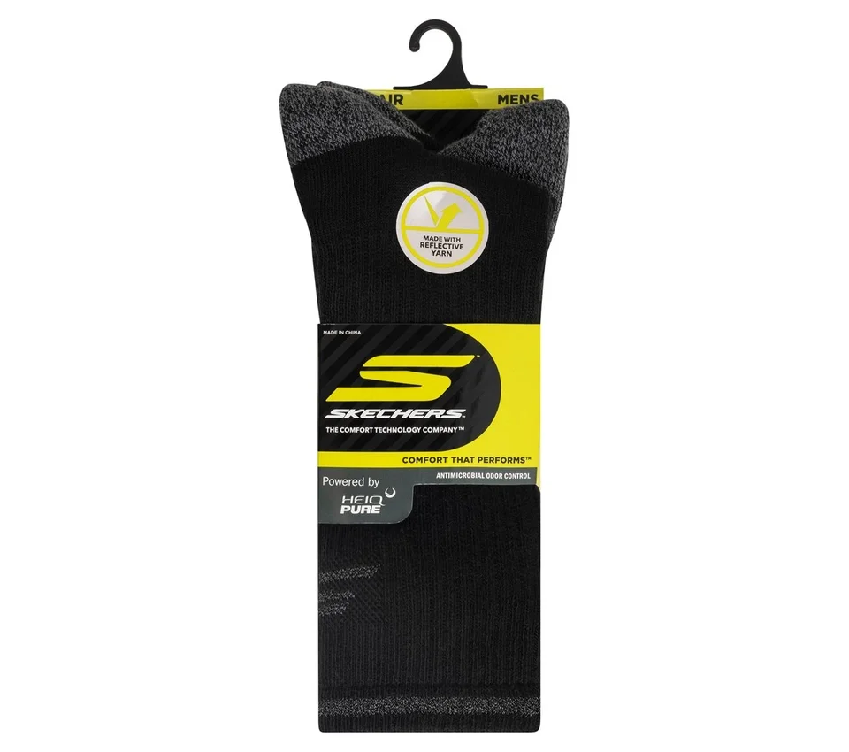 Lot de 3 paires de chaussettes mi-mollet réfléchissantes pour homme Lot de 3 paires de chaussettes mi-mollet réfléchissantes pour homme