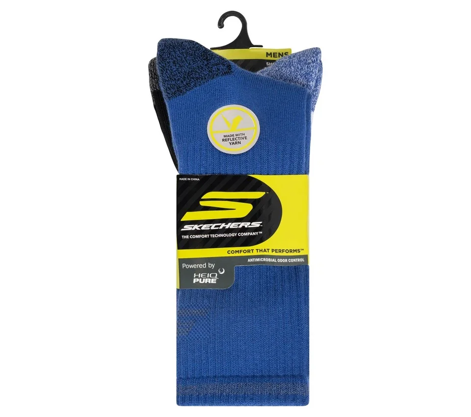 Lot de 3 paires de chaussettes mi-mollet réfléchissantes pour homme Lot de 3 paires de chaussettes mi-mollet réfléchissantes pour homme