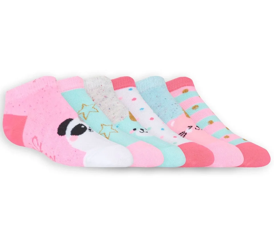 Lot de 6 paires de chaussettes basses mignonnes Lot de 6 paires de chaussettes basses mignonnes