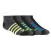 Lot de 6 paires de chaussettes basses à rayures chinées Lot de 6 paires de chaussettes basses à rayures chinées