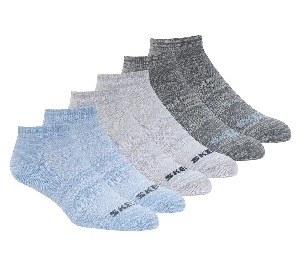 Lot de 6 paires de chaussettes basses sans tissu éponge Lot de 6 paires de chaussettes basses sans tissu éponge