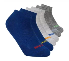 Lot de 6 paires de chaussettes basses sans tissu éponge