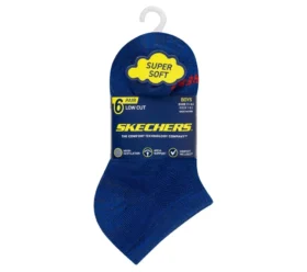 Lot de 6 paires de chaussettes basses sans tissu éponge