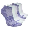 Lot de 6 paires de chaussettes courtes à rayures colorées pour filles Lot de 6 paires de chaussettes courtes à rayures colorées pour filles