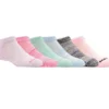 Lot de 6 paires de chaussettes courtes à rayures colorées pour filles Lot de 6 paires de chaussettes courtes à rayures colorées pour filles