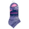 Lot de 6 paires de chaussettes courtes à rayures colorées pour filles Lot de 6 paires de chaussettes courtes à rayures colorées pour filles
