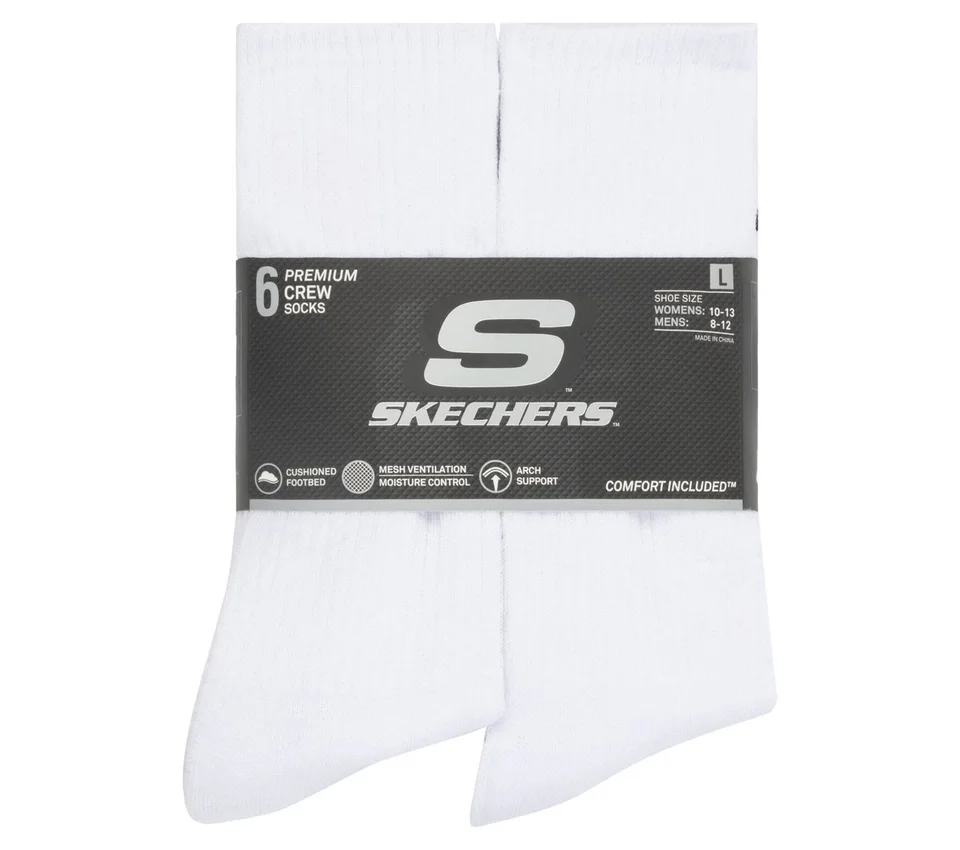 Lot de 6 paires de chaussettes mi-longues Large Core Lot de 6 paires de chaussettes mi-longues Large Core