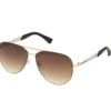 Lunettes de soleil aviateur en métal