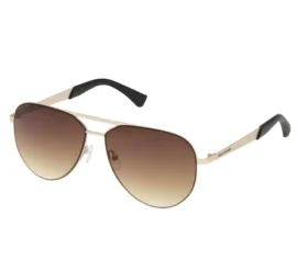 Lunettes de soleil aviateur en métal