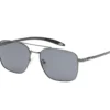 Lunettes de soleil carrées surélevées en satin Lunettes de soleil carrées surélevées en satin