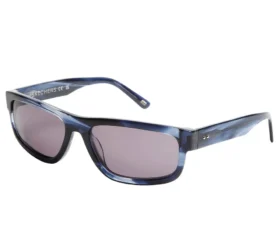 Lunettes de soleil rectangulaires Elevated en corne brillante