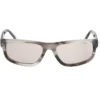 Lunettes de soleil rectangulaires Elevated en corne brillante Lunettes de soleil rectangulaires Elevated en corne brillante