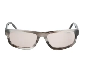 Lunettes de soleil rectangulaires Elevated en corne brillante