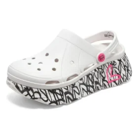 Max Cushioning Foamies « Blanc Noir Rose »