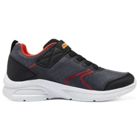 Microspec – Baskets de sport Zovox « Noir Gris Rouge »