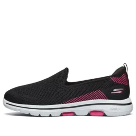 Mocassins Go Walk 5 « Noir, rose, rouge »