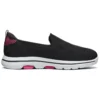 Mocassins Go Walk 5 « Noir, rose, rouge »