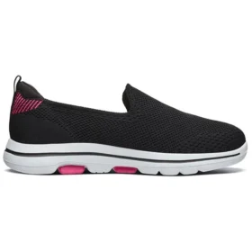 Mocassins Go Walk 5 « Noir, rose, rouge »