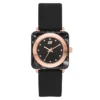 Montre carrée Calabar Black Pearl