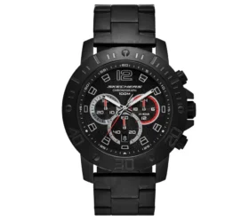 Montre chronographe en acier inoxydable