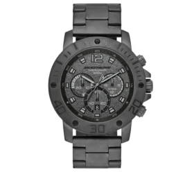 Montre chronographe en acier inoxydable