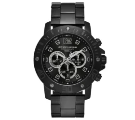 Montre chronographe en acier inoxydable