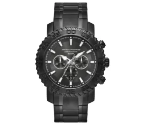 Montre chronographe en acier inoxydable