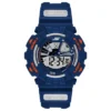 Montre numérique bleue