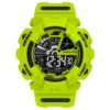 Montre numérique vert fluo
