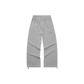 Pantalon casual droit avec logo « Gris »