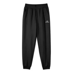 Pantalon décontracté ample et fuselé à imprimé lettres « Noir Gris Blanc »
