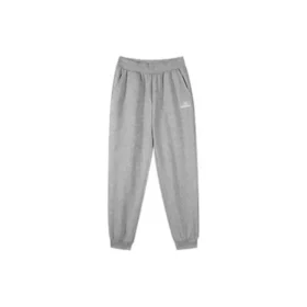 Pantalon décontracté ample et fuselé à imprimé lettres « Noir Gris Blanc »