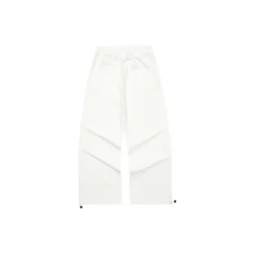 Pantalon décontracté droit avec logo « Blanc » Pantalon décontracté droit avec logo « Blanc »