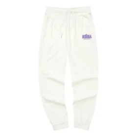 Pantalon décontracté Skechers x Bob l&rsquo;éponge avec logo imprimé « Blanc Noir »