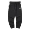 Pantalon décontracté tissé « Noir Blanc »