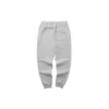 Pantalon de sport ajusté chaud doublé polaire avec lettres « Noir Gris »
