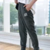 Pantalon de sport ajusté en tricot avec logo imprimé « Noir, bleu marine, gris »