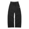 Pantalon de sport ample unie « Noir Gris »