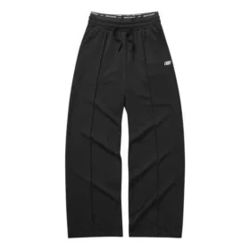 Pantalon de sport ample unie « Noir Gris »