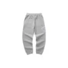 Pantalon de sport fuselé en molleton « Noir Gris »