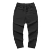Pantalon droit décontracté tissé de la série Diamond « Noir »