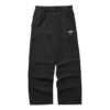 Pantalon droit de la série Casual Colorful « Noir »