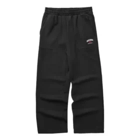 Pantalon droit de la série Casual Colorful « Noir »