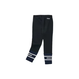 Pantalon en molleton à cordon de serrage, maille serrée « Noir Blanc »