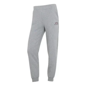 Pantalon en tricot à cordon de serrage avec logo imprimé « Gris »
